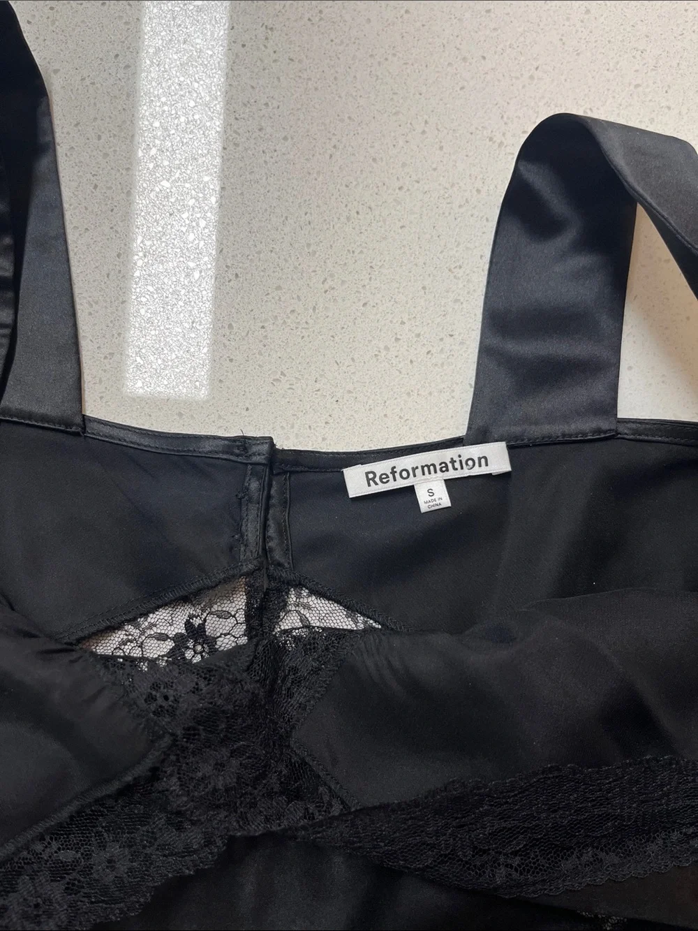 Reformation Vendome silk lace top - Picture 5 of 7